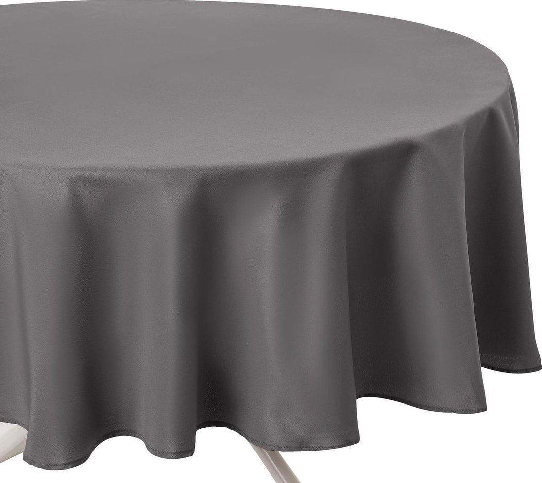 Rond anti-vlek tafelkleed in grijs – Atmosphera, diameter 180 cm
