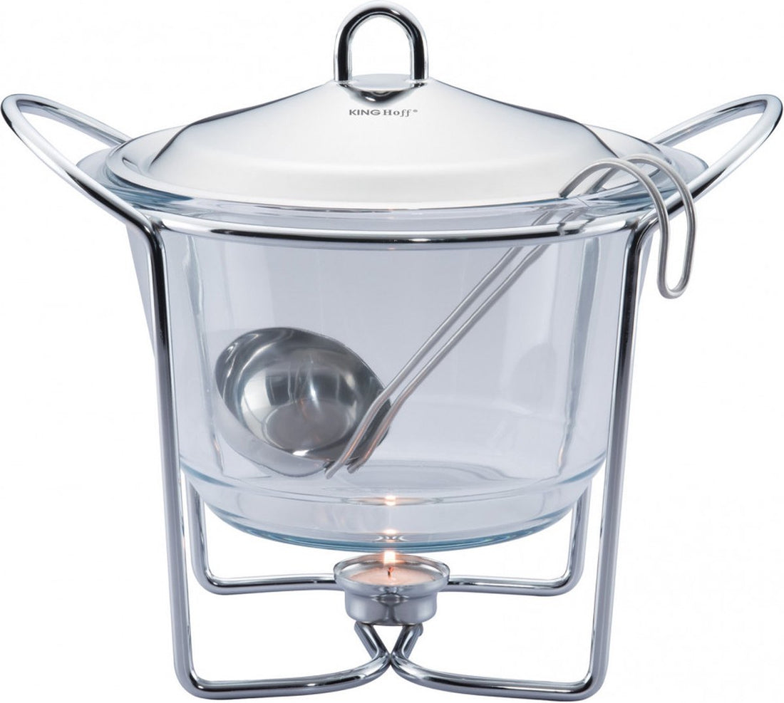 Top Choice - chauffe-aliments - en forme de pot - acier inoxydable