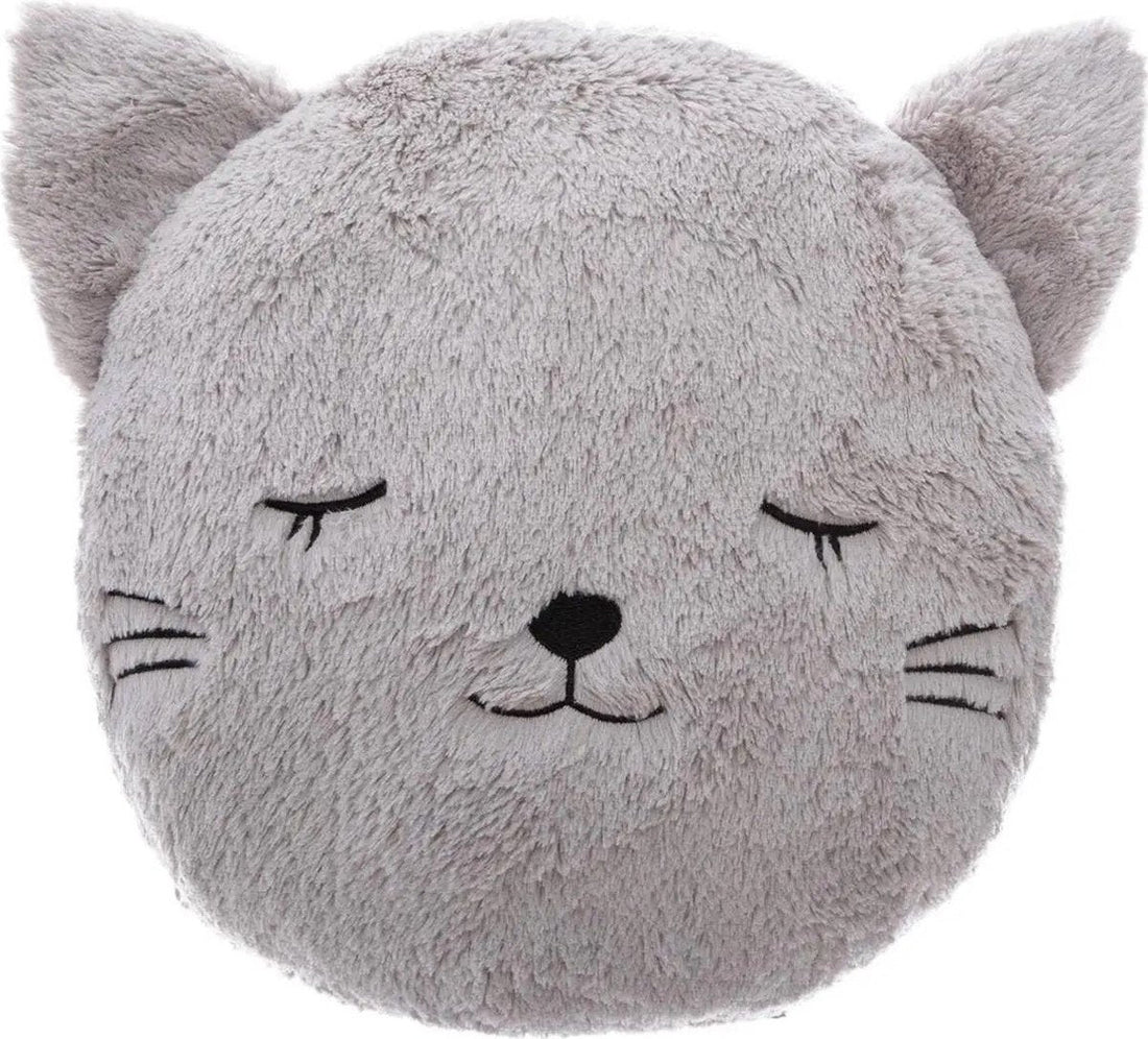 Atmosphera Kids Cat Cushion - 28 x 11 cm - Grey