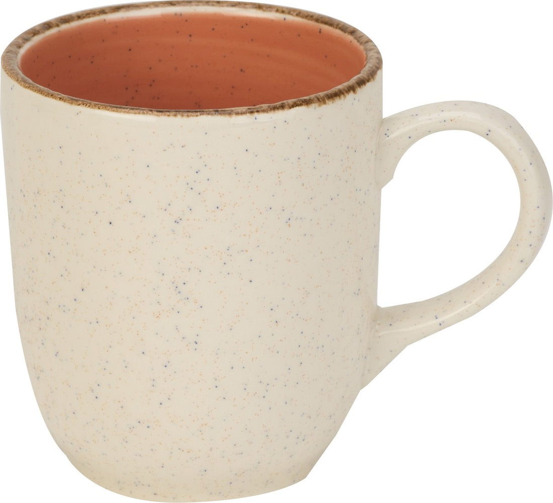 Cosy&Trendy, GOBELET EN TERRE CUITE GRANITE D8,5XH10CM 36CL, lot de 6 gobelets