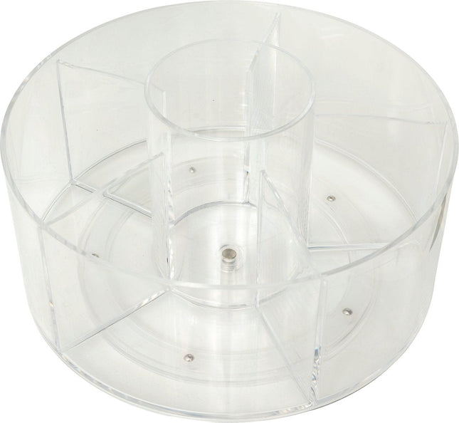 5Five Rotierender Organizer - Make-up-Organizer - Ø23xH13cm - Transparent