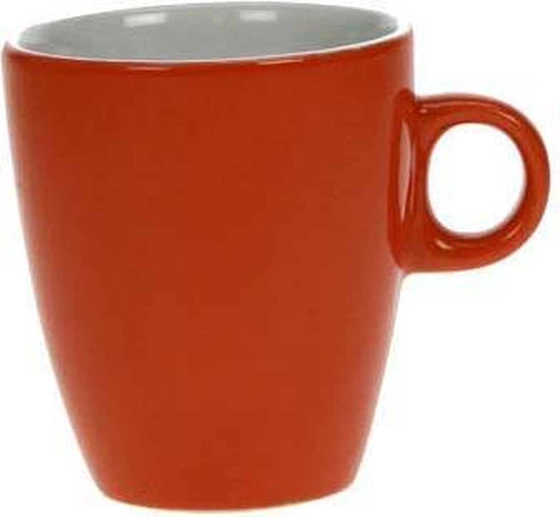 Cosy & Trendy Vicky Gobelet - 19 cl - Ø 7 cm x 8.5 cm - Orange - Lot de 6