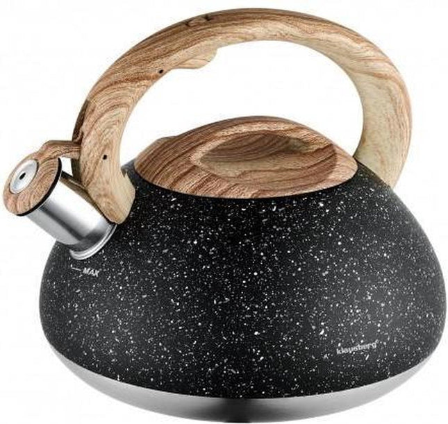 Klausberg KB-7282  fluitketel - 2,7L - rvs - alle warmtebronnen