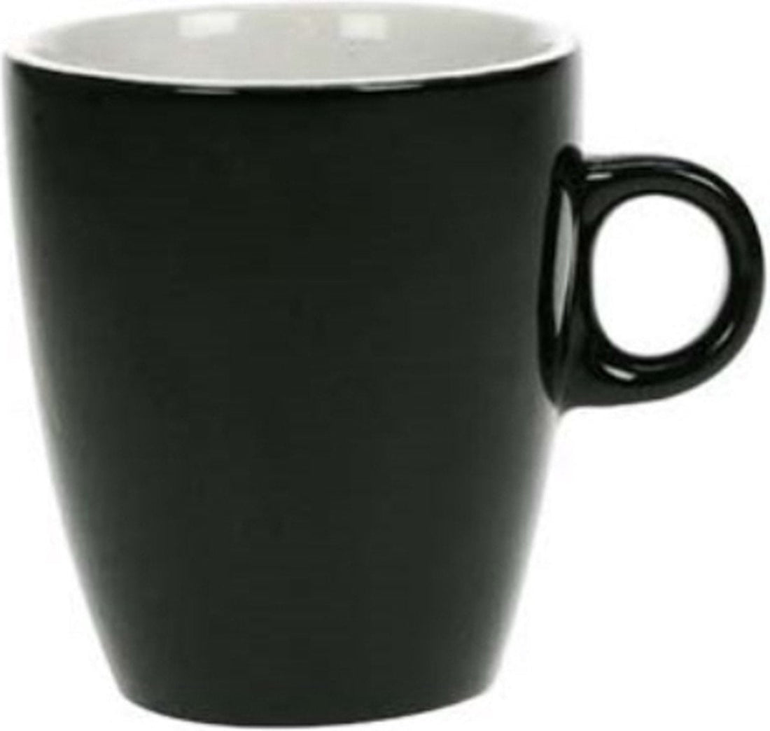 Cosy & Trendy Gobelet Vicky - 19 cl - Ø 7 cm x 8.5 cm - Noir - Lot de 6