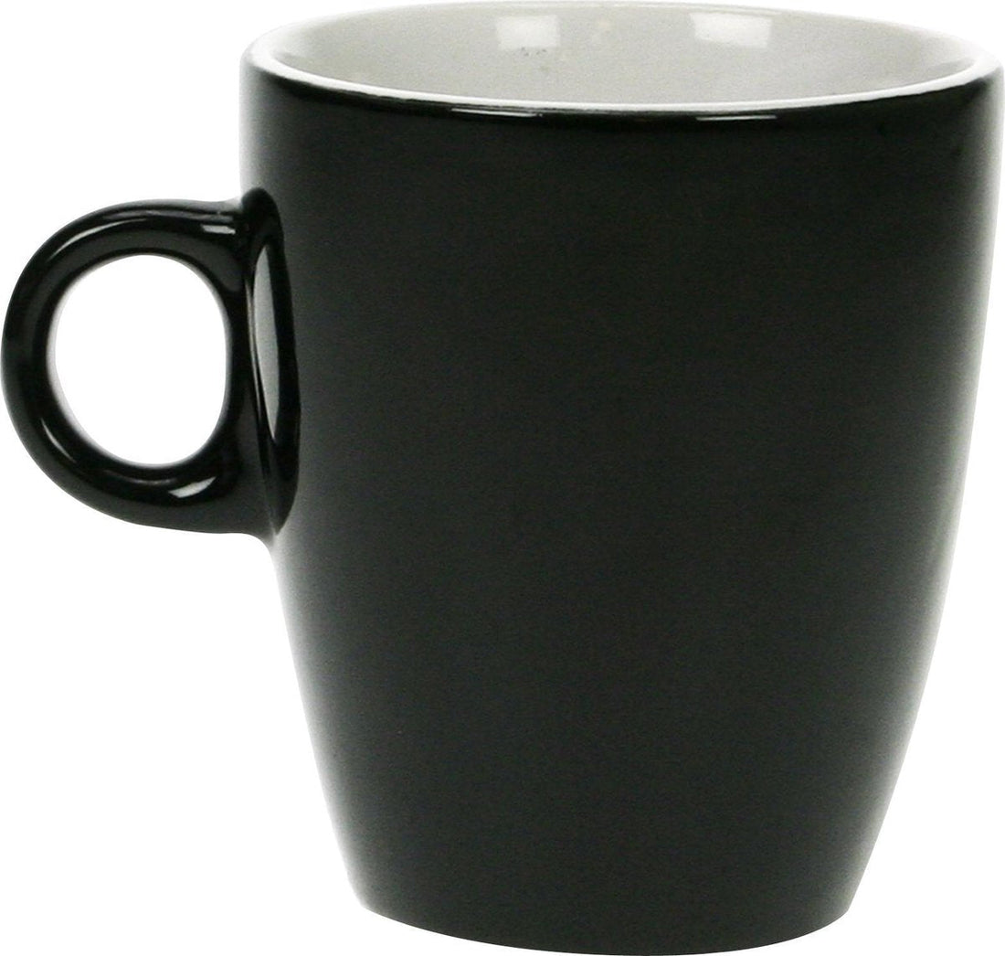 Cosy & Trendy Vicky Tasse - 19 cl - Ø 7 cm x 8,5 cm - Noir - Set de 6