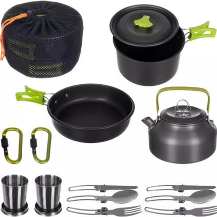 Ruhhy Trizand Complete Kookset voor Reizen en Kamperen