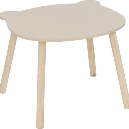 Atmosphera Kids Zeichentisch/Kindertisch Teddybär Ø60cm - Beige