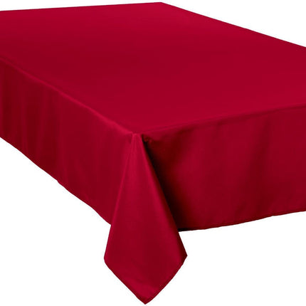 Atmosphera Tischdecke Leinen Anti-Fleck - 150 x 300 cm - Fleckenabweisend - Rot