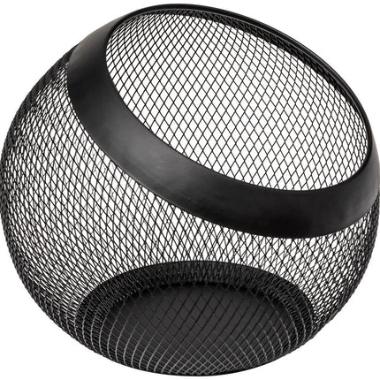 5Five Kaffeepads/Kapselhalter - Drahtmetall - 24 x 21 cm - für 70 Kapseln - schwarz - rund
