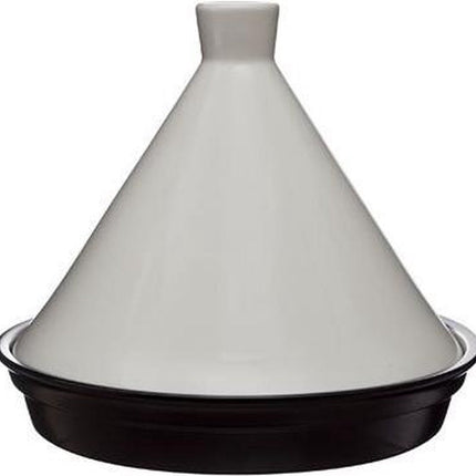 Cosy&Trendy Okinawa Tajine - Ø 29 cm x 25 cm - Zwart-Wit