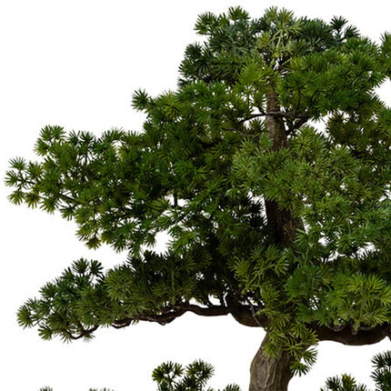 Atmosphera bonsai boom - in keramische pot - 86 cm - kunstplant - groen - Nepplanten - Sierplanten - Japanse stijl