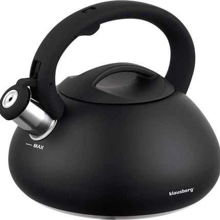 Klausberg 7368 - Flötenkessel - schwarz - 2,7 Liter