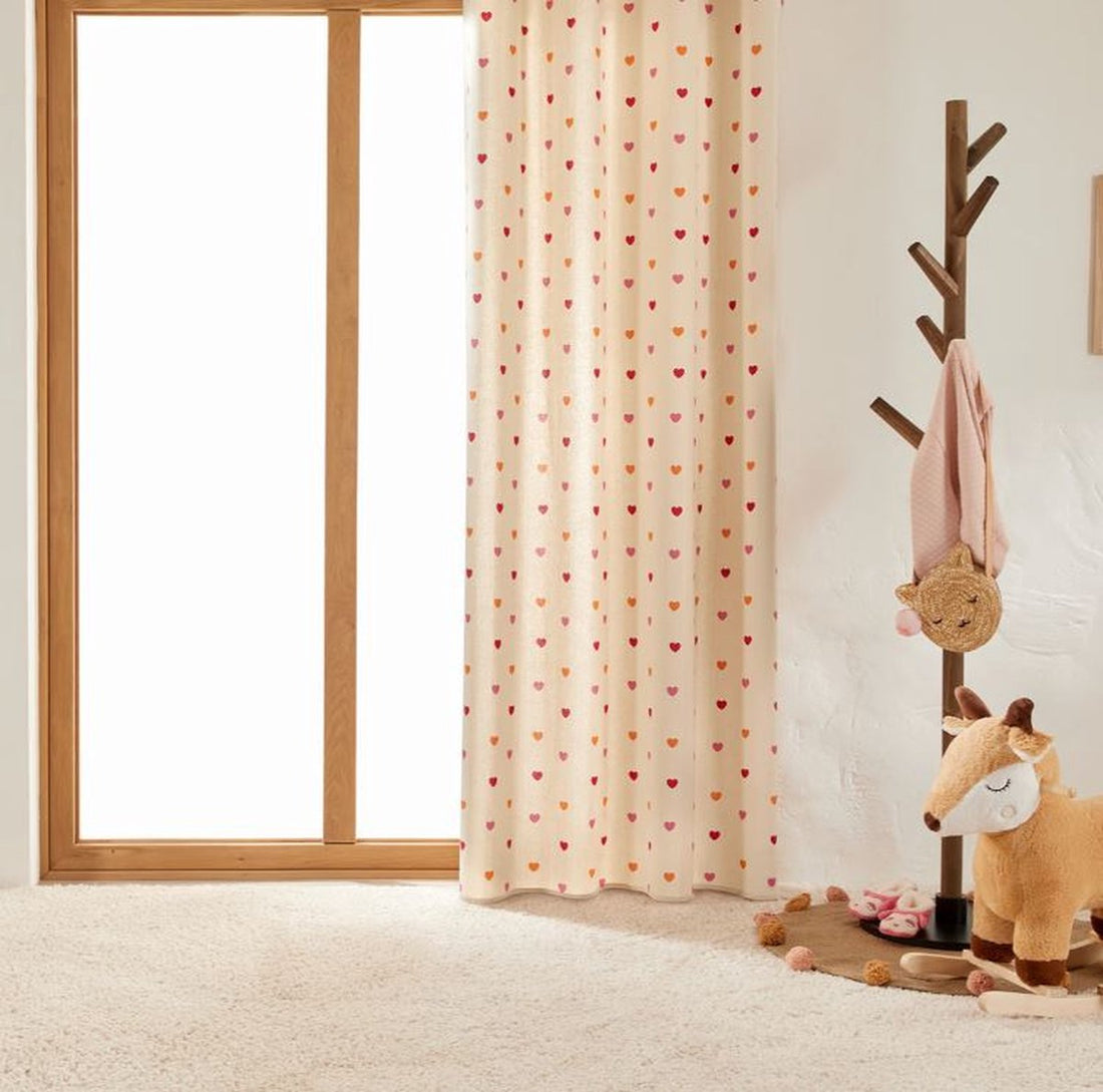Atmosphera Kids Romy Children's Curtain 140x260cm - Ready-made with rings - Multi