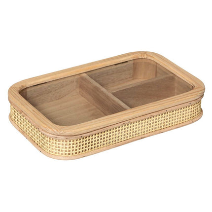 Schmuckkästchen Rattan 28cm - Schmuckaufbewahrung
