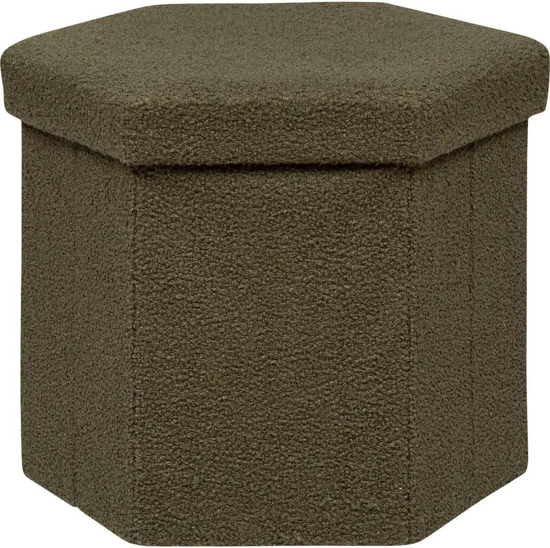 Atmosphera Jako opbergpoef kakigroen – opvouwbaar, 60 liter, Ø 40 x 38 cm