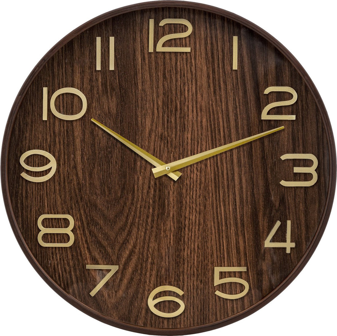 Atmosphera Ivana Horloge Ø55x6cm - Marron foncé