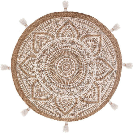 Atmosphera Jute-Teppich ROSALIE rund