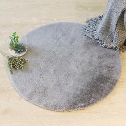 Atmosphera | Teppich | Grau | Rund | 80x80cm | Extra weich