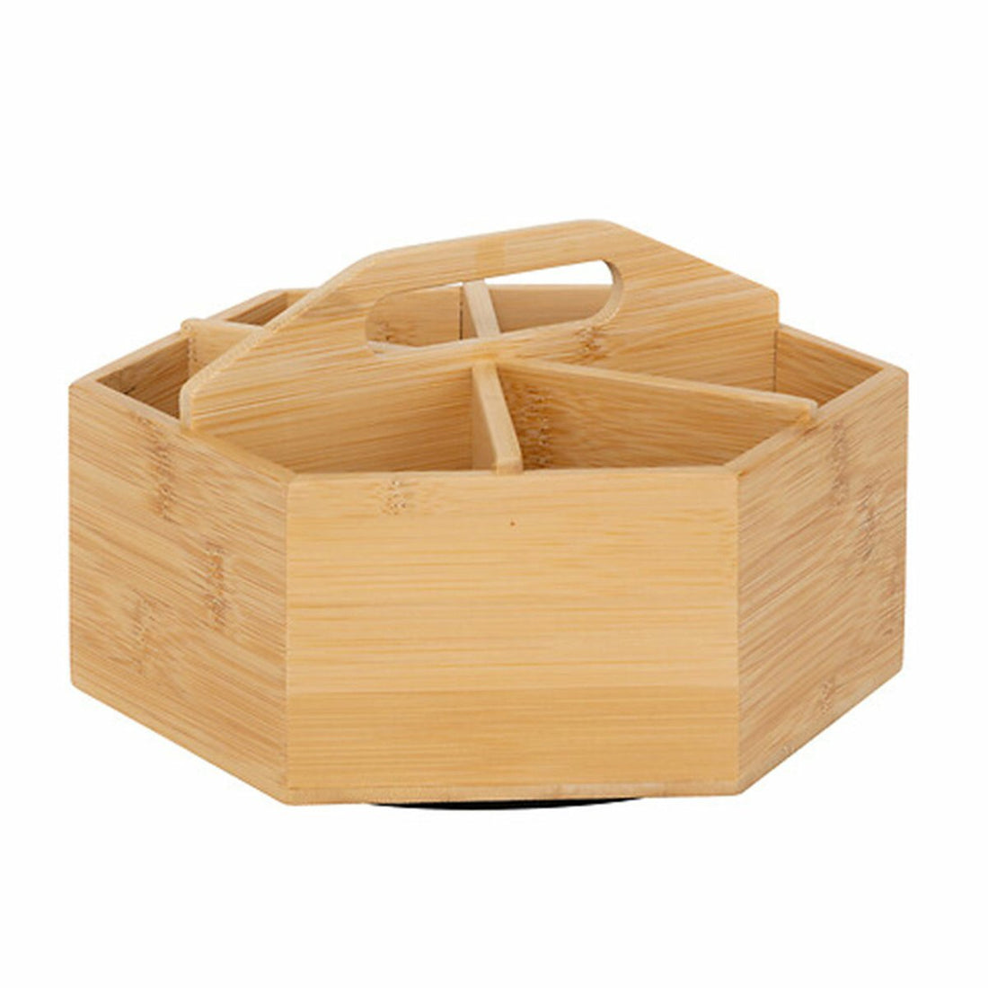 5Five Boîte à thé rotative - bambou - 22 x 12,5 cm - service à thé