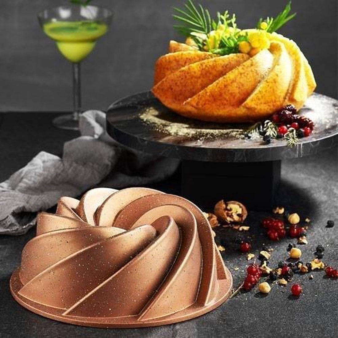 Polo chef Moule à gâteau Moule à gâteau Rose des vents