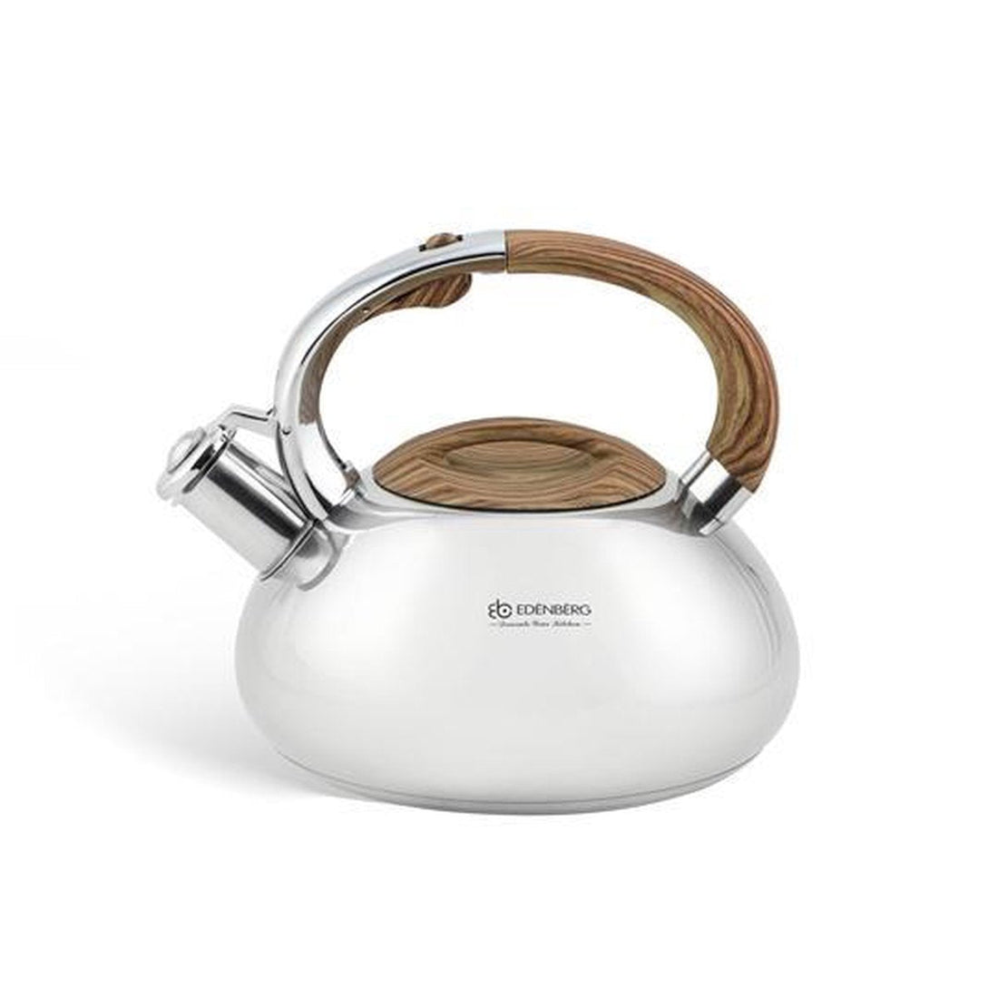Edënbërg Classic Line - Luxury Whistling Kettle - Stainless Steel - 2.5 L