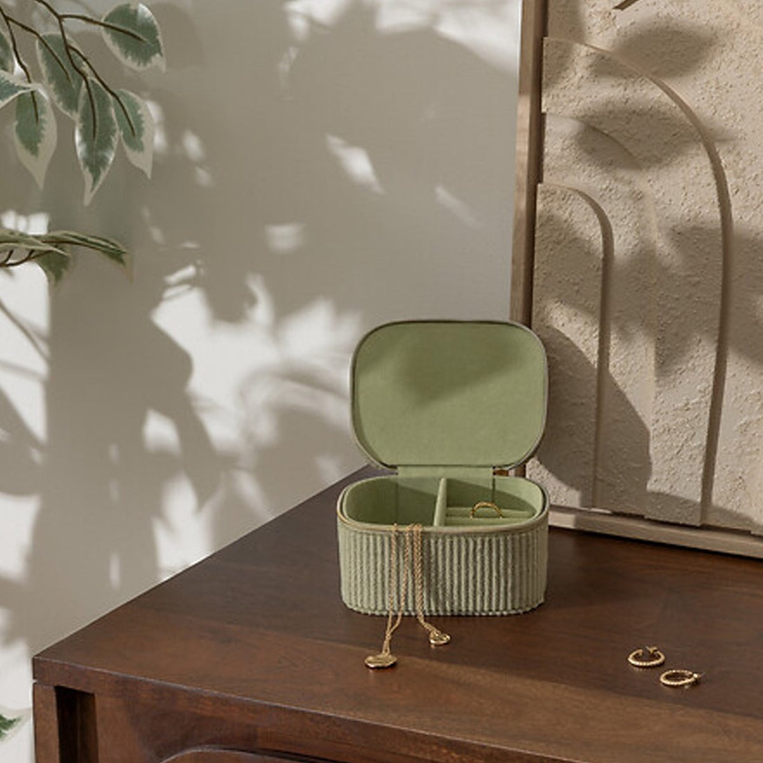 Atmosphera Petite boîte à bijoux verte