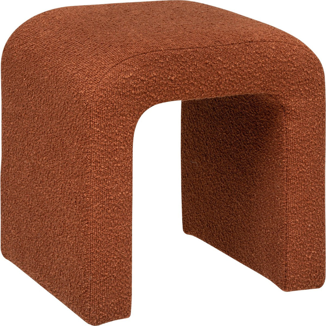 Atmosphera Sevi Pouffe - Bouclé - Amber