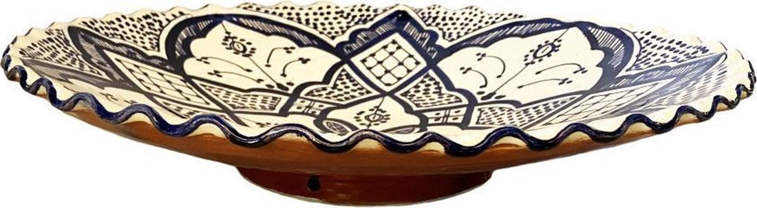 Plat marocain - Peint à la main 35 cm