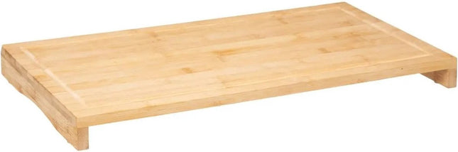Großes Schneidebrett rechteckig 52 x 28 cm aus Bambusholz - Servierbrett - Brotzeitbrett