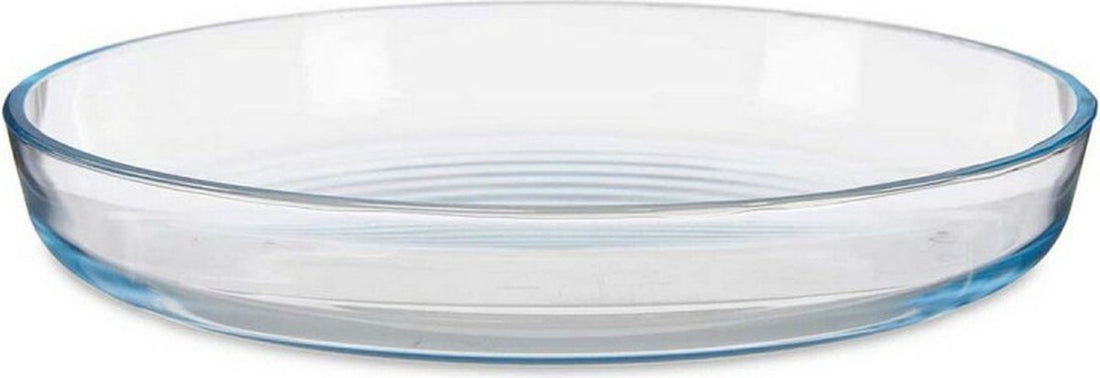 Plat à four Transparent Verre Borosilicate (31,5 x 5 x 31,5 cm)