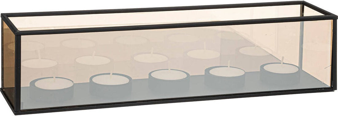 Bougeoir INFINI, 5 bougies chauffe-plat