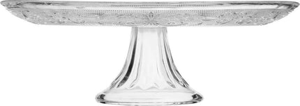 Tortenplatte Renaissance - Glas - 9 x 29 cm - auf Fuß - Gebäck servieren und präsentieren