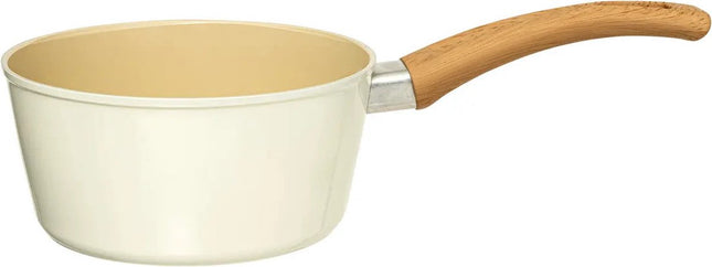 5Five Stielkasserolle Harmony - Alle Wärmequellen - Beige - Ø 16 cm - Bakelitgriff - Aluminium - Stielkasserolle