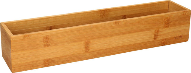 5Five Lade bamboe bakjes 7 cm hoog - 8 x 38 (L)