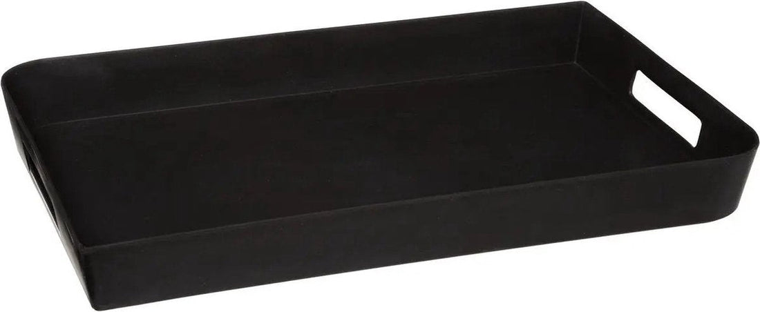 5Five Plateau - anthracite - 44 x 29 cm - rectangulaire - avec poignées - plateau de service