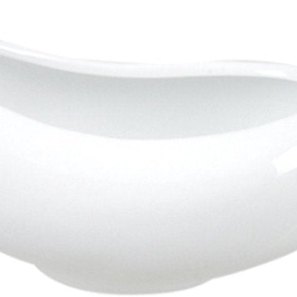 Witte Saucière / Sauskom – 14cl – Porseleinen Juskom – Stijlvol en Praktisch voor Sauzen, Dressings en Jus – 17 cm