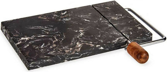 Schneidebrett aus Marmor Schwarz (15 x 1,5 x 22 cm)