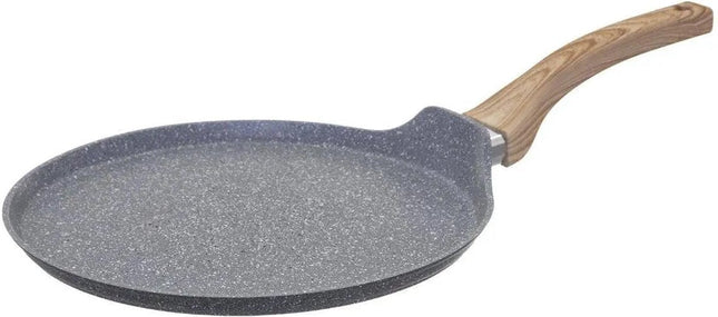 Secret de Gourmet - Pfannkuchenpfanne - Für alle Kochfelder/Wärmequellen geeignet - grau - Ø 28 cm