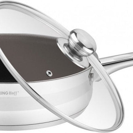 Kinghoff 1572 - Braadpan met deksel - RVS - 20 cm