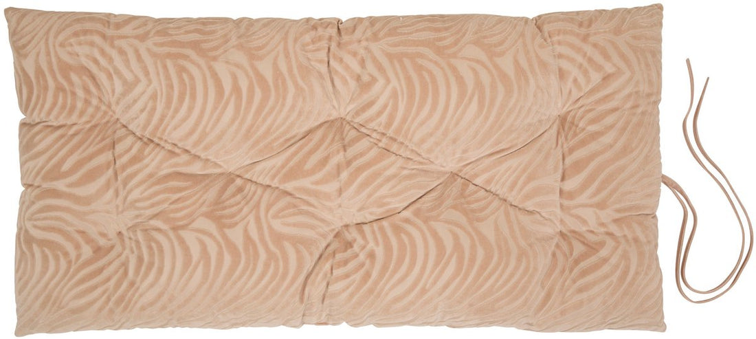 Atmosphera Tigris vloermatras van fluweel – beige, 60 x 120 x 8 cm
