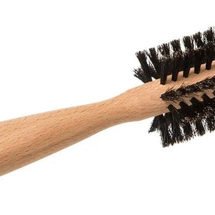 Haarborstel rond naturel met varkenshaar 24 cm van hout - Persoonlijke verzorging artikelen