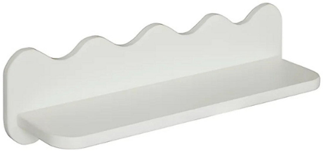 Atmosphera Wavy Wall Shelf Salina - 53 x 15 x 15 cm - White