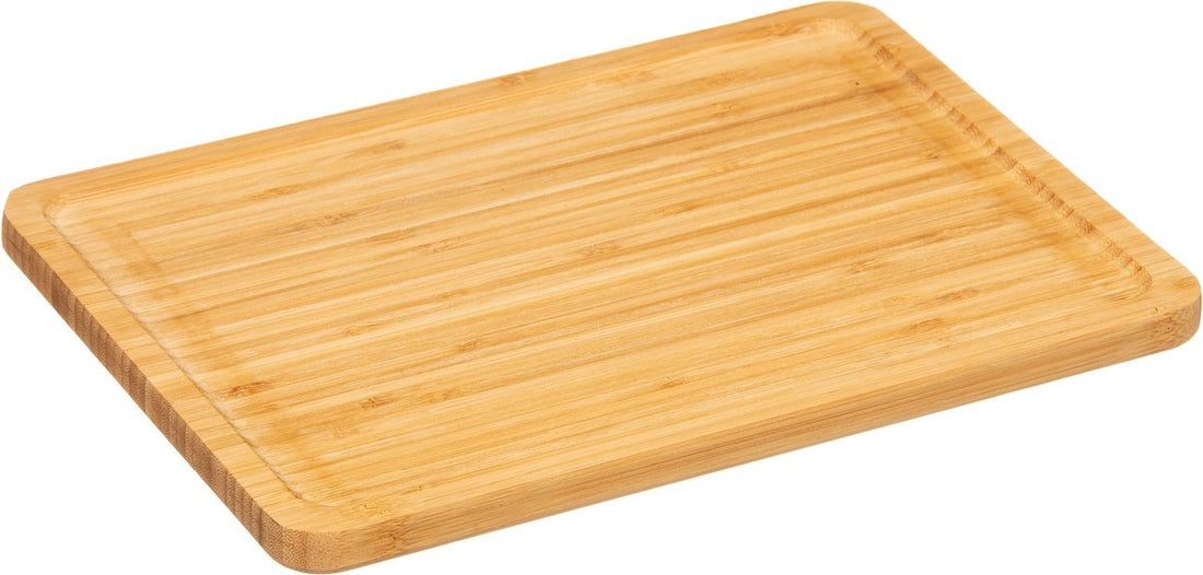 Planche de présentation en bambou Secret de Gourmet - 20 x 10 x 2 cm - Beige