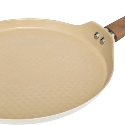 5Five Pannekoekenpan Harmony - Alle warmtebronnen - Beige - Dia 26 cm - handvat bakeliet - aluminium