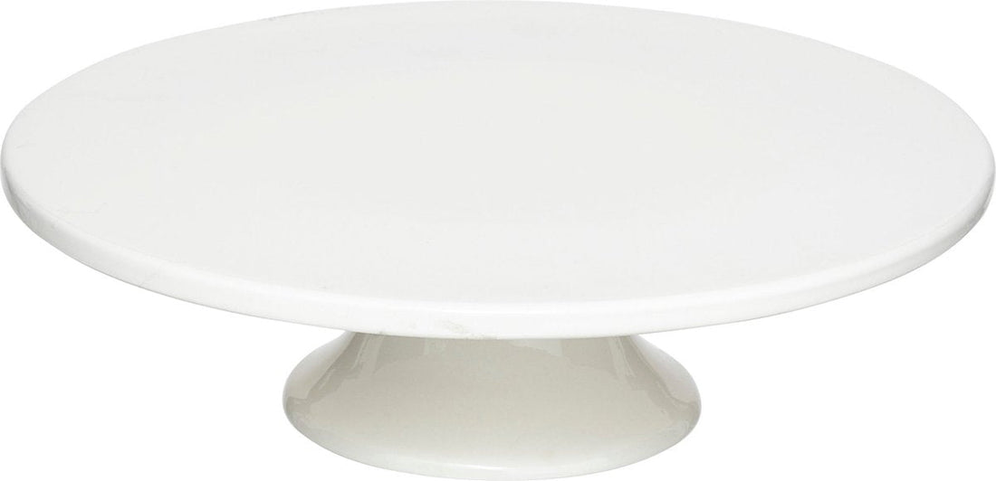 Secret de Gourmet taartstandaard wit – taartplateau van aardewerk, Ø 28 cm
