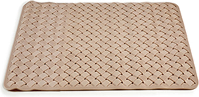 Berilo Duschmatte Antirutsch 78 x 38 cm PVC Beige