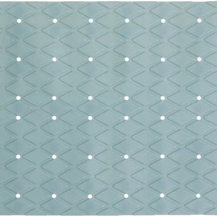 5Five Dusch-/Badewannen-Antirutschmatte Bad – PVC – eisblau – 70 x 35 cm – mit Saugnäpfen