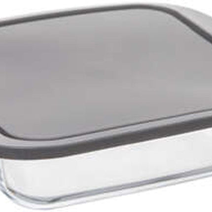 5Five Ovenschaal met deksel - borosilicaat glas - vierkant - 1.8 Liter - 22 x 22 x 5 cm
