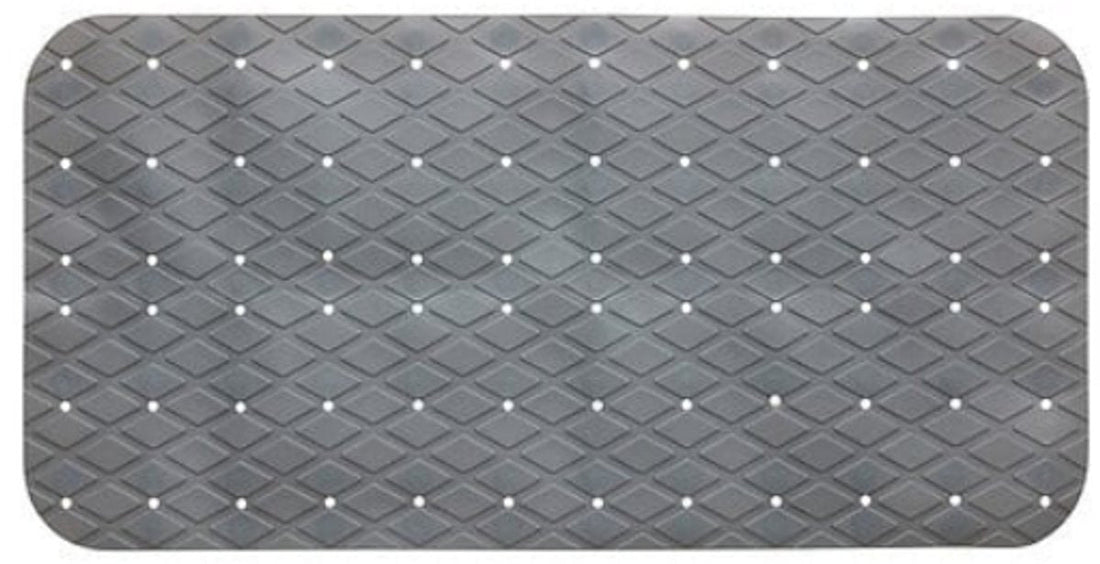 Tapis de bain | Tapis de salle de bain | Tapis de douche | Tapis de bain en PVC 70 x 35 cm | Antidérapant | Très adhérent | Noir - Tapis de douche antidérapant
