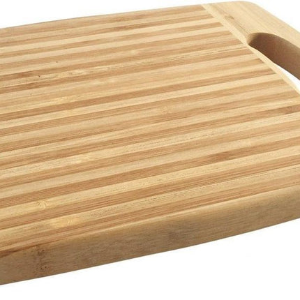 KINGHOFF Bambus-Schneidebrett 33 cm x 23 cm x 1,8 cm